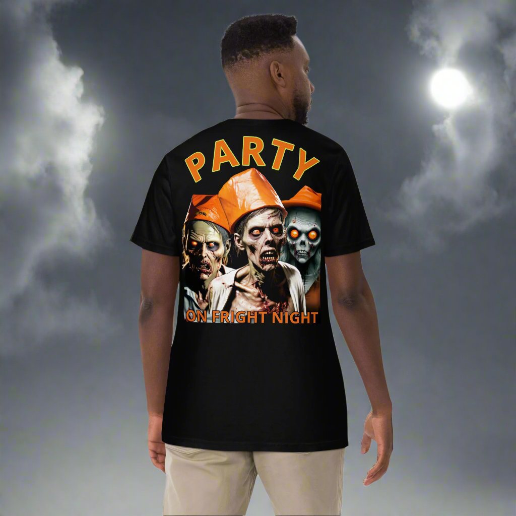 Halloween Zombie Party - Unisex garment-dyed heavyweight t-shirt